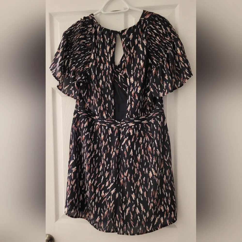 NWT Collective Concepts Navy Printed Romper Size XL - Picture 2 of 12